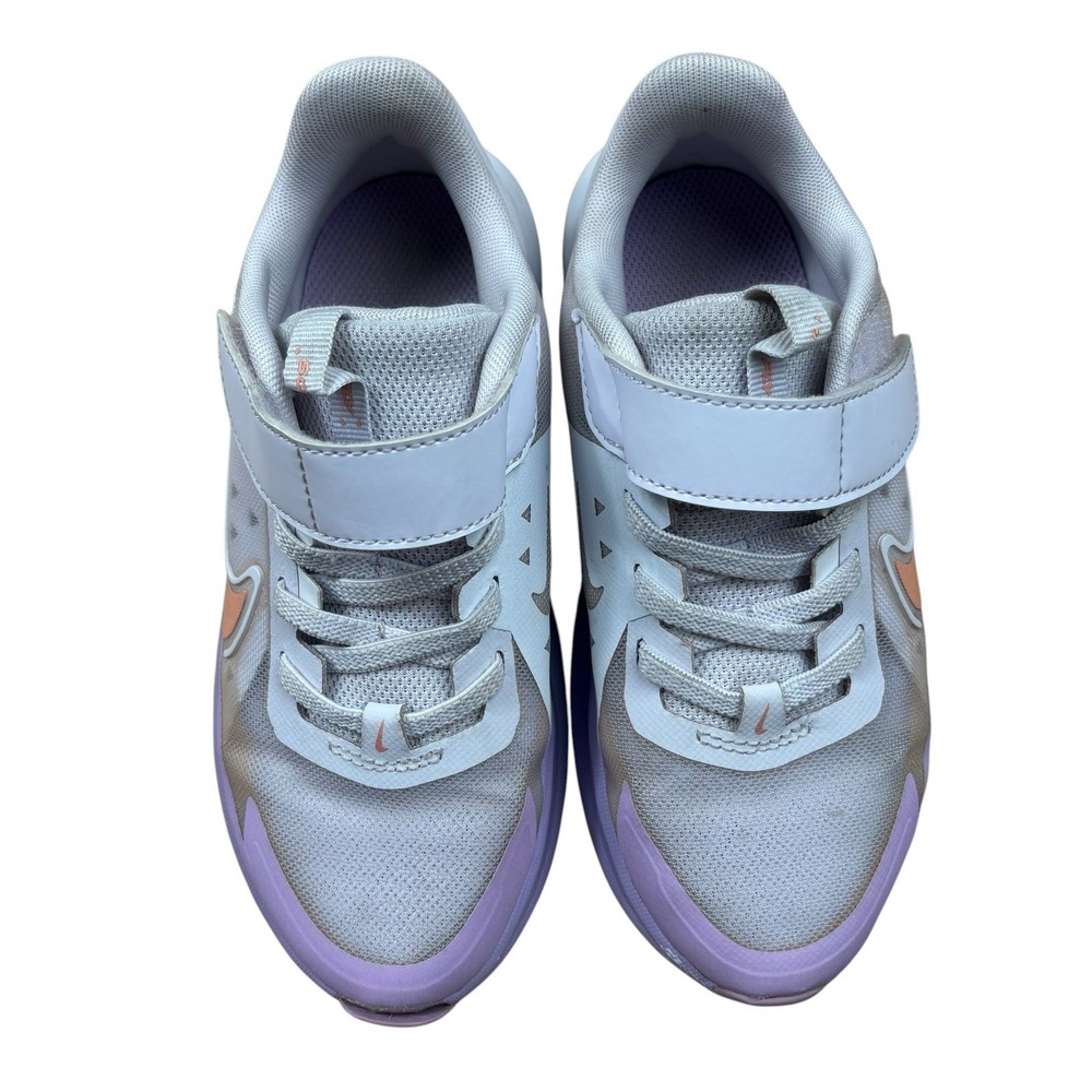 Nike Sonic Fly PS Girls Size 13C Barely Grape Purple Running Shoes FZ0016-500 - Picture 2 of 13